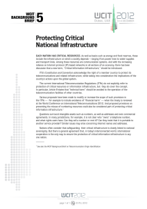 5 Protecting Critical National Infrastructure WCIT