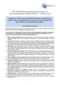 ITU Workshop on Human Exposure to