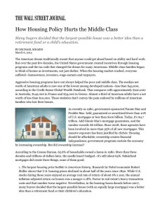 How Housing Policy Hurts the Middle Class