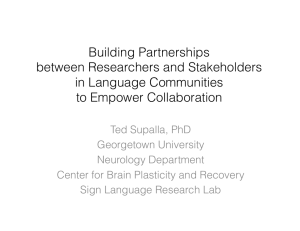 Building Partnerships between Researchers and Stakeholders in Language Communities to Empower Collaboration