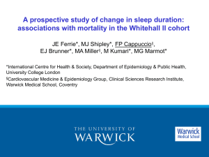 A prospective study of change in sleep duration: