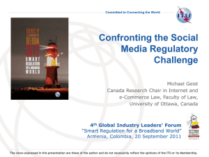 Confronting the Social Media Regulatory Challenge