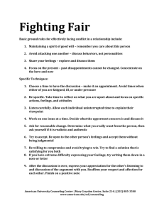 Fighting Fair