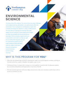ENVIRONMENTAL SCIENCE