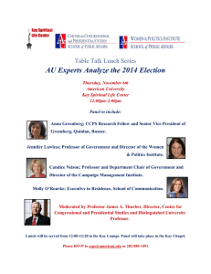 AU Experts Analyze the 2014 Election