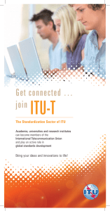 ITU-T Get connected … join