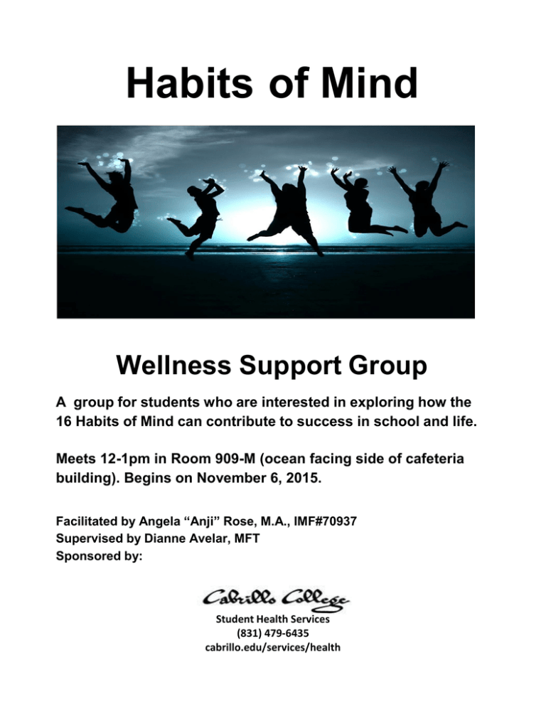 Habits of Mind Wellness Support Group