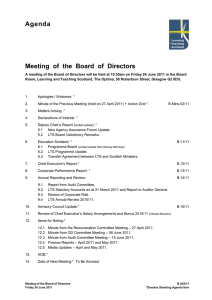 Agenda  Meeting  of  the  Board  of ...