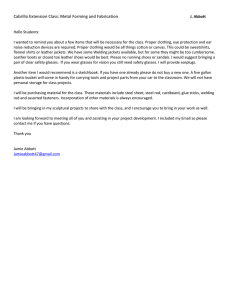 Cabrillo Extension Class: Metal Forming and Fabrication