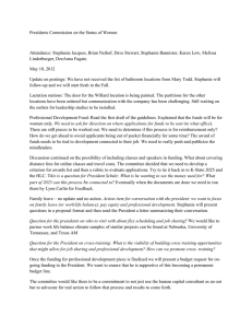 Presidents Commission on the Status of Women