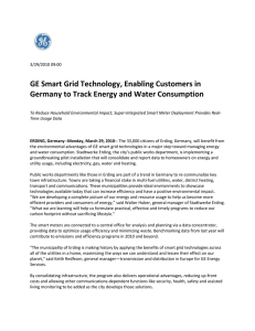 GE Smart Grid Technology, Enabling Customers in
