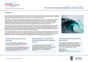 The Island is Going Renewable Learning Journey Introduction  v