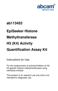 ab113452 EpiSeeker Histone Methyltransferase H3 (K4) Activity