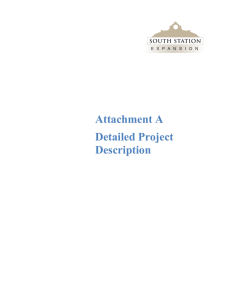 Attachment A Detailed Project Description