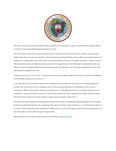 The American Wine Society, the nation's oldest and largest organization of...