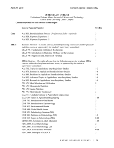 April 20, 2016  Consent Agenda | Wednesday CURRICULUM OUTLINE