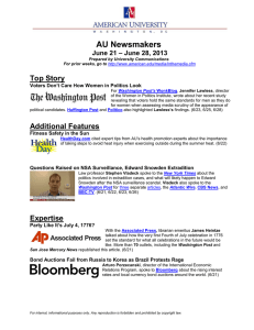 AU Newsmakers Top Story – June 28, 2013 June 21