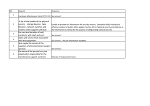  A list of the models of the physical  servers  storage devices,  tape 