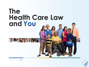 The Health Care Law and