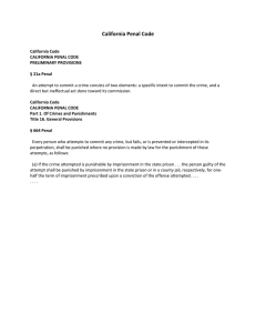 California Penal Code