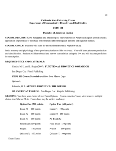 41  California State University, Fresno Department of Communicative Disorders and Deaf Studies