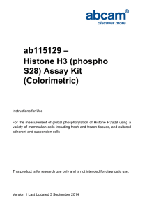 ab115129 – Histone H3 (phospho S28) Assay Kit (Colorimetric)