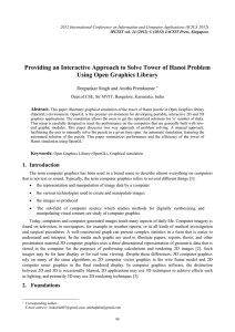 Providing an Interactive Approach to Solve Tower of Hanoi Problem