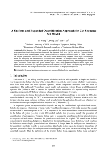 A Uniform and Expanded Quantification Approach for Cut Sequence Set Model
