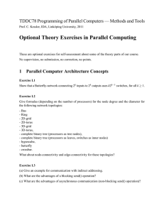 Parallel Computing Theory Exercises