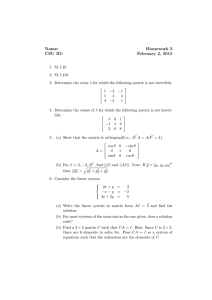 Name: Homework 2 CSU ID: February 2, 2015