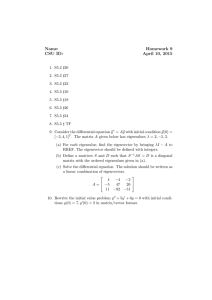Name: Homework 9 CSU ID: April 10, 2015