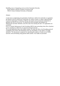 Modelling issues of integrating services in Next Generation Networks.