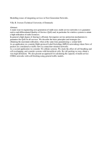 Modelling issues of integrating services in Next Generation Networks.