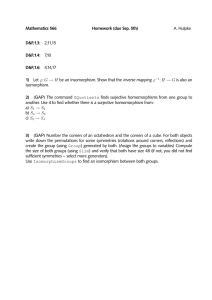 Mathematics 566 Homework (due Sep. 5th) D&amp;F;1.3: D&amp;F;1.4: