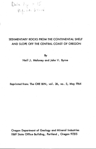 SEDIMENTARY ROCKS FROM THE CONTINENTAL SHELF By