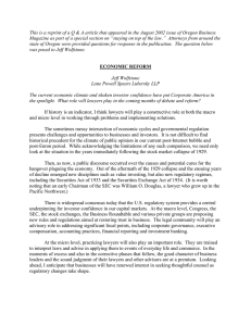 This is a reprint of a Q &amp; A article... Magazine as part of a special section on “staying on...