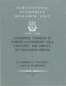 LIVESTOCK  TARGETS  IN NORTH  CANTERBURY  HILL