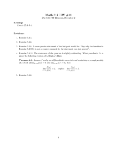 Math 317 HW #11
