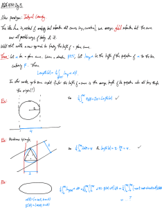 Integral Geometry Lecture Notes