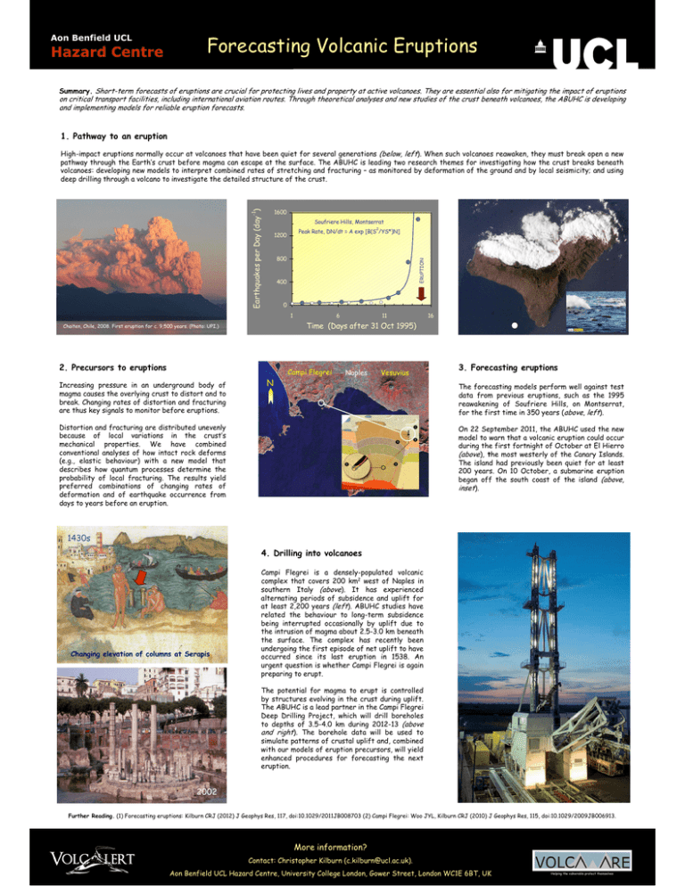 Forecasting Volcanic Eruptions