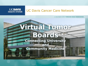 Virtual Tumor Boards Connecting University and