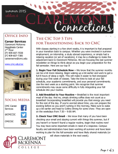 Office Info The CSC Top 5 Tips for Transitioning Back to CMC