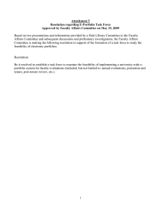 Attachment 5 Resolution regarding E-Portfolio Task Force
