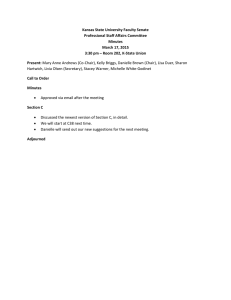   Kansas State University Faculty Senate  Professional Staff Affairs Committee  Minutes 