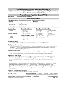 Rapid Assessment Reference Condition Model