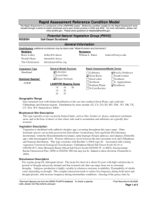 Rapid Assessment Reference Condition Model