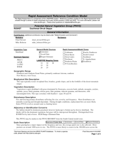 Rapid Assessment Reference Condition Model