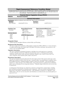 Rapid Assessment Reference Condition Model