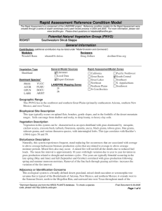 Rapid Assessment Reference Condition Model