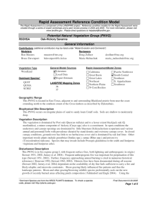 Rapid Assessment Reference Condition Model